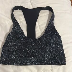 Lululemon Break Free Bra Mineralize Multi / Black size 4